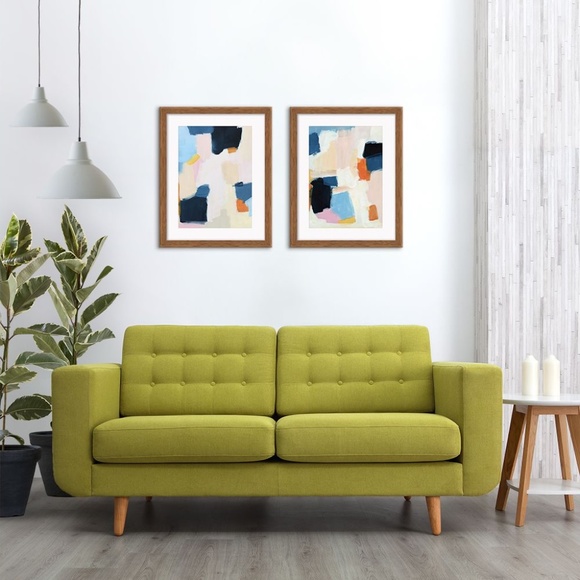 Project 62 Abstract Framed Print Wall Art MCM - Picture 4 of 4